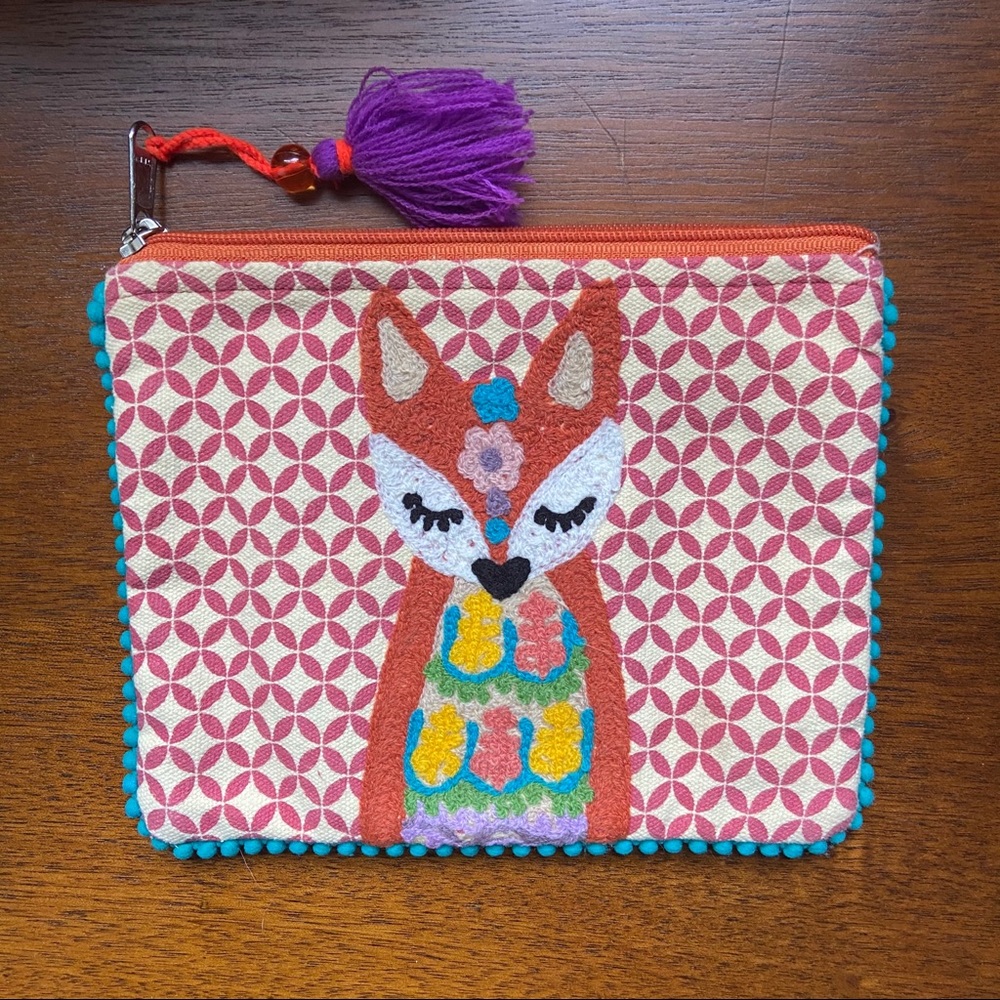 Altar’d State Embroidered Fox Bag